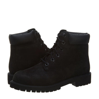 Timberland Juniors 6-Inch Premium Waterproof Boots 'Black' - Angle 2