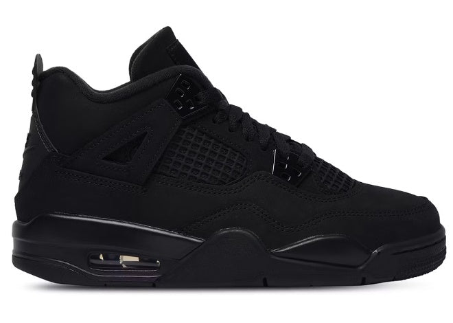 Air Jordan 4 Retro GS 'Black Cat' 2025 Grade School Sneaker