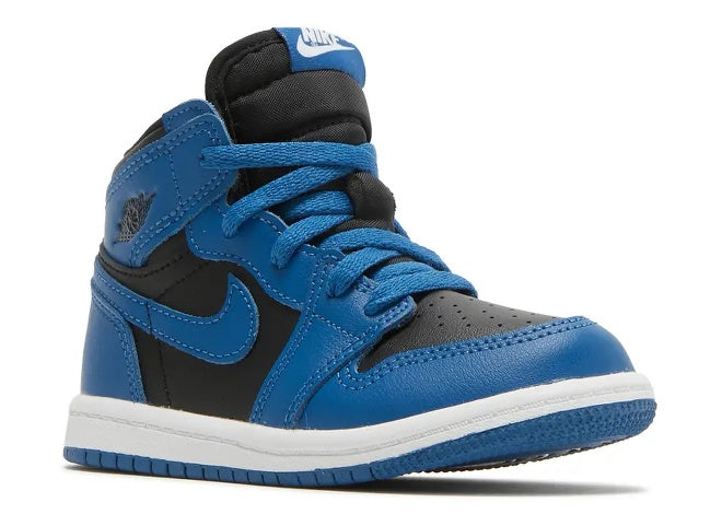 Air Jordan 1 High OG TD 'Marina Blue Black' Infant Toddler Sneaker