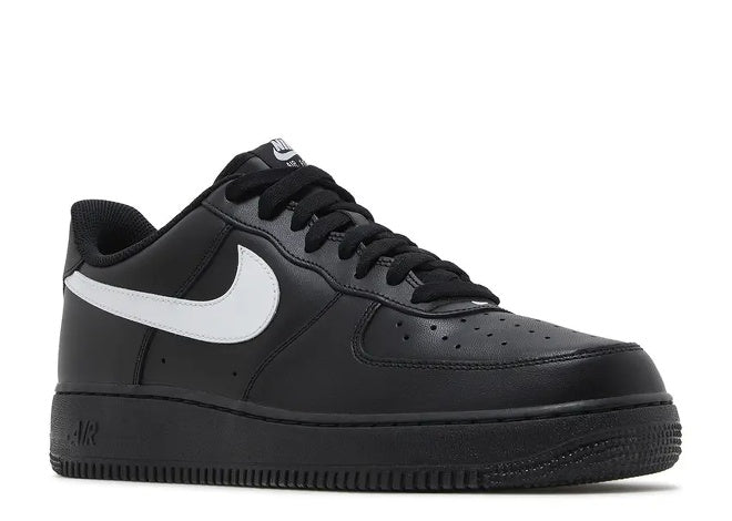 Nike Air Force 1 07 Black White Mens Sneaker Leather by Nike