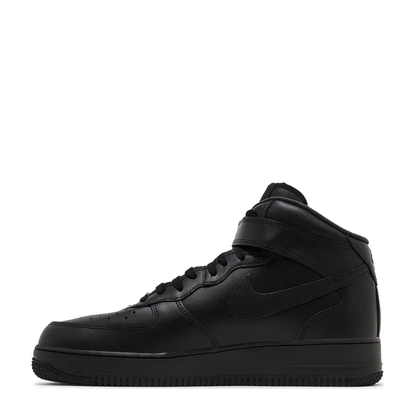 Nike Air Force 1 Mid x Supreme 'Box Logo Triple Black' sneaker, alternate view 6