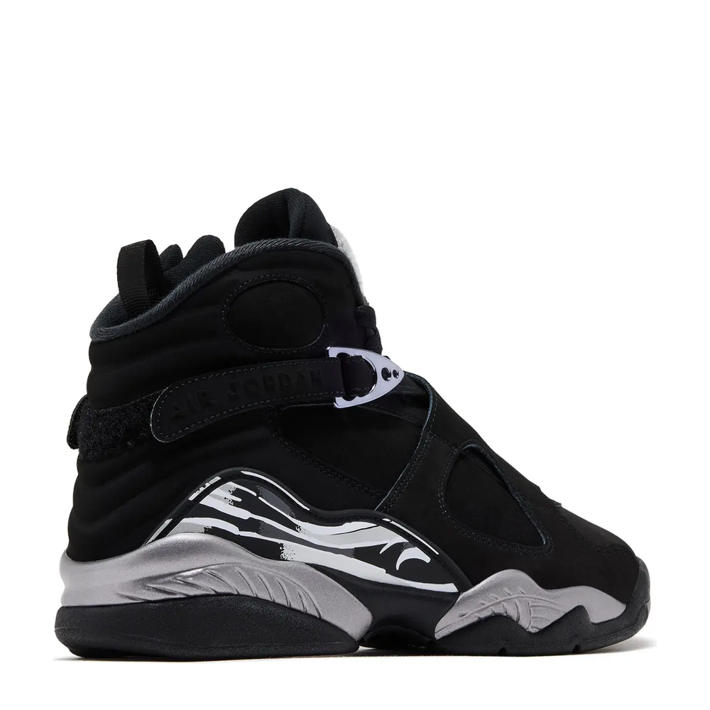 Air Jordan 8 Retro 'Chrome' sneaker, alternate view 2