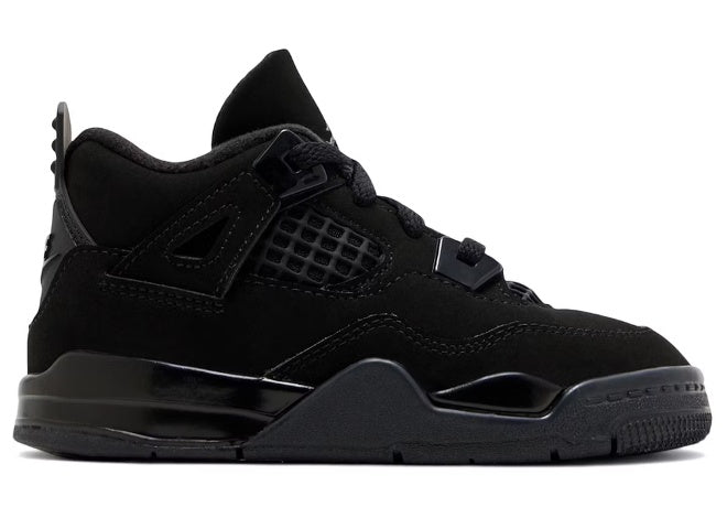Nike Air Jordan 4 Retro 'Black Cat' 2025 Toddler Sneaker