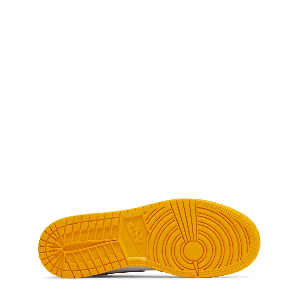 Air Jordan 1 Retro High OG (GS) 'University Gold/Light Bordeaux' sneaker, alternate view 6