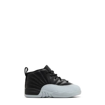Air Jordan 12 Retro (TD) 'Black Wolf Grey White' sneaker, alternate view 5