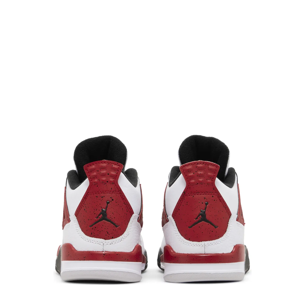 Air Jordan 4 Retro (PS) 'White Fire Red' sneaker, alternate view 8
