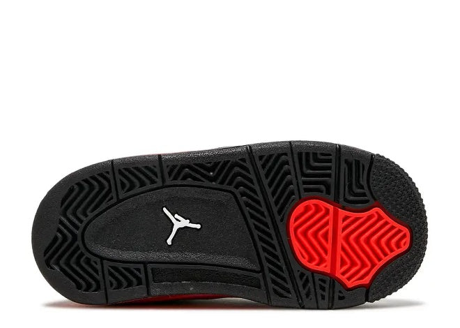 Nike Air Jordan 4 TD 'Black White Multi' Unisex Toddler Sneaker