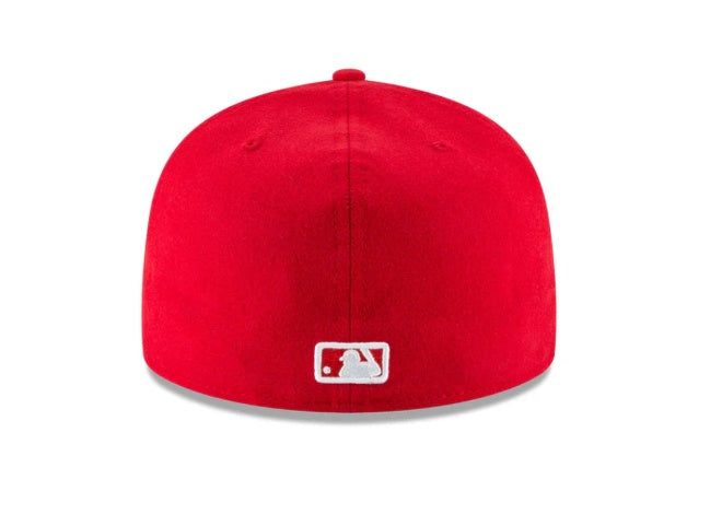 New York Yankees Scarlet Basic 59FIFTY Fitted 'Red And White'