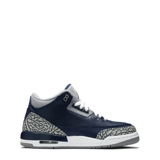 Air Jordan 3 Retro (GS) 'Midnight Navy/White' - 75% Scale