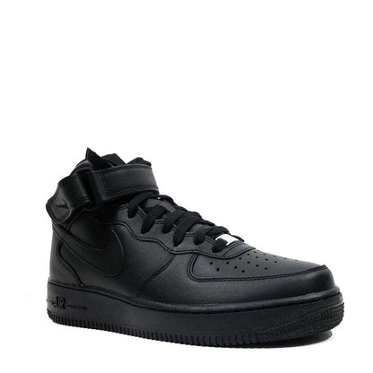 Nike Air Force 1 Mid '07 Black/Black - Angle 3