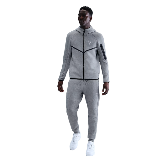 Nike Kobe Tech Fleece Jogger 'Dark Grey Heather' - 85% Scale - Angle 2