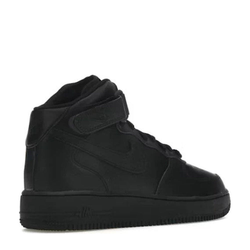 Nike Air Force 1 Mid (GS) 'Black' - Angle 3