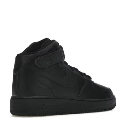 Nike Air Force 1 Mid (GS) 'Black' - Angle 3