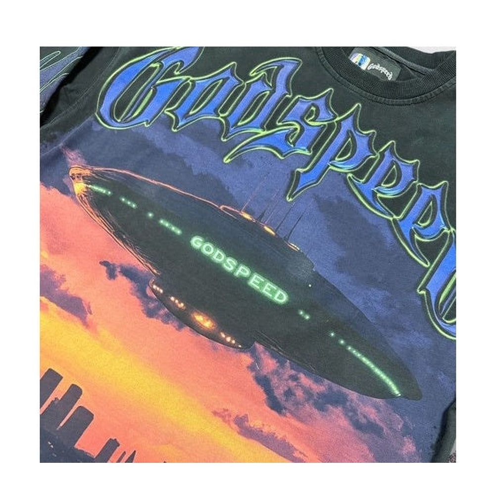 Godspeed Finishline LS Long Sleeve Tee 'Bone' - Angle 3
