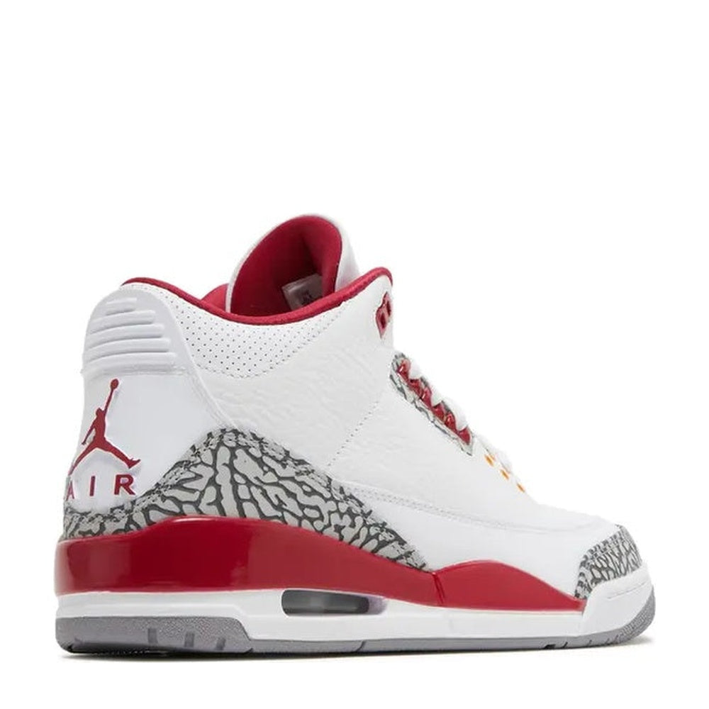 Air Jordan 3 Retro 'White Light Curry Cardinal Red' - Angle 3