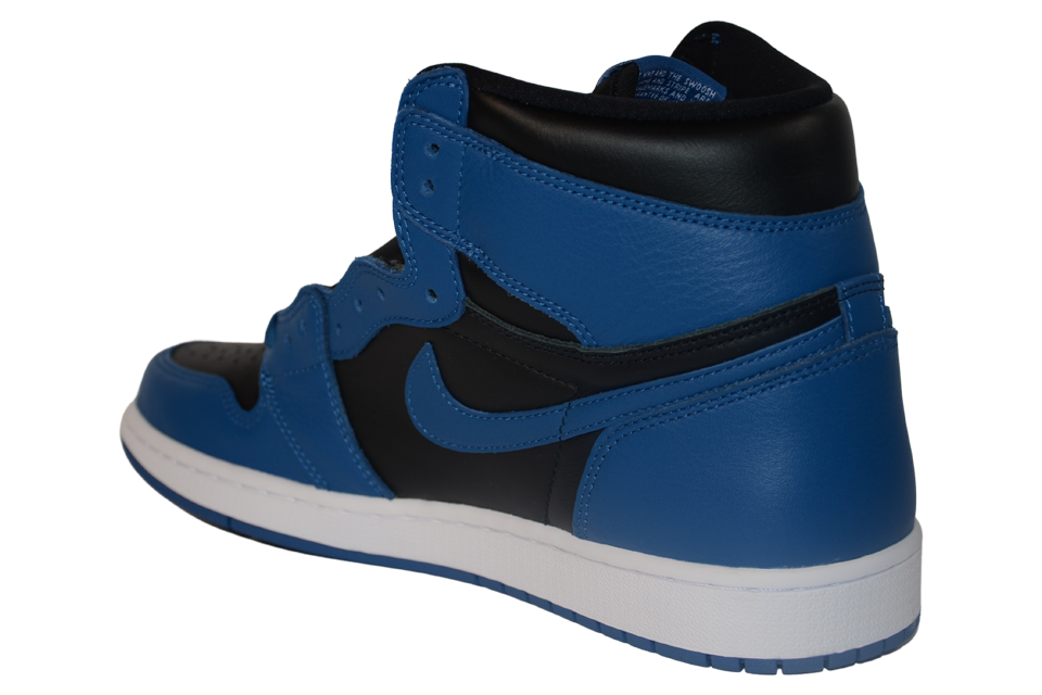Air Jordan 1 Retro High OG (GS) 'Dark Marina Blue' - Angle 3