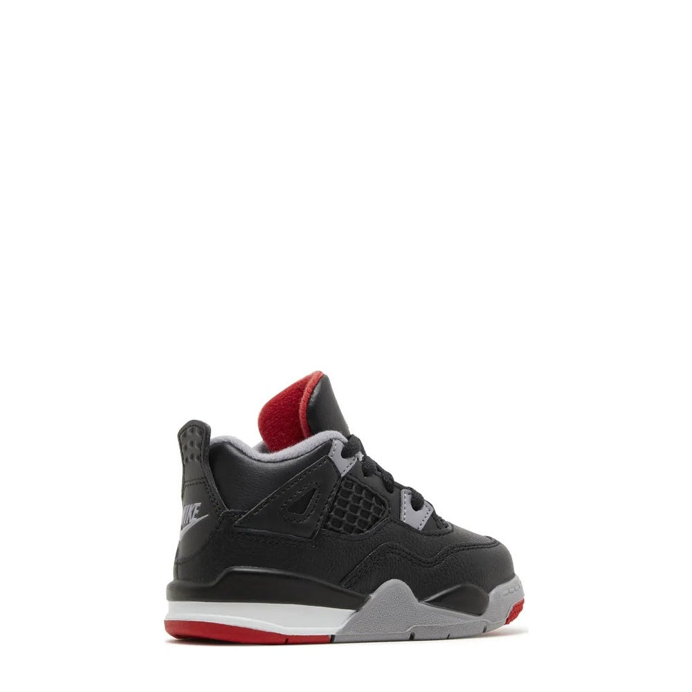 Air Jordan 4 (TD) 'Black Fire Red Grey' - Angle 3
