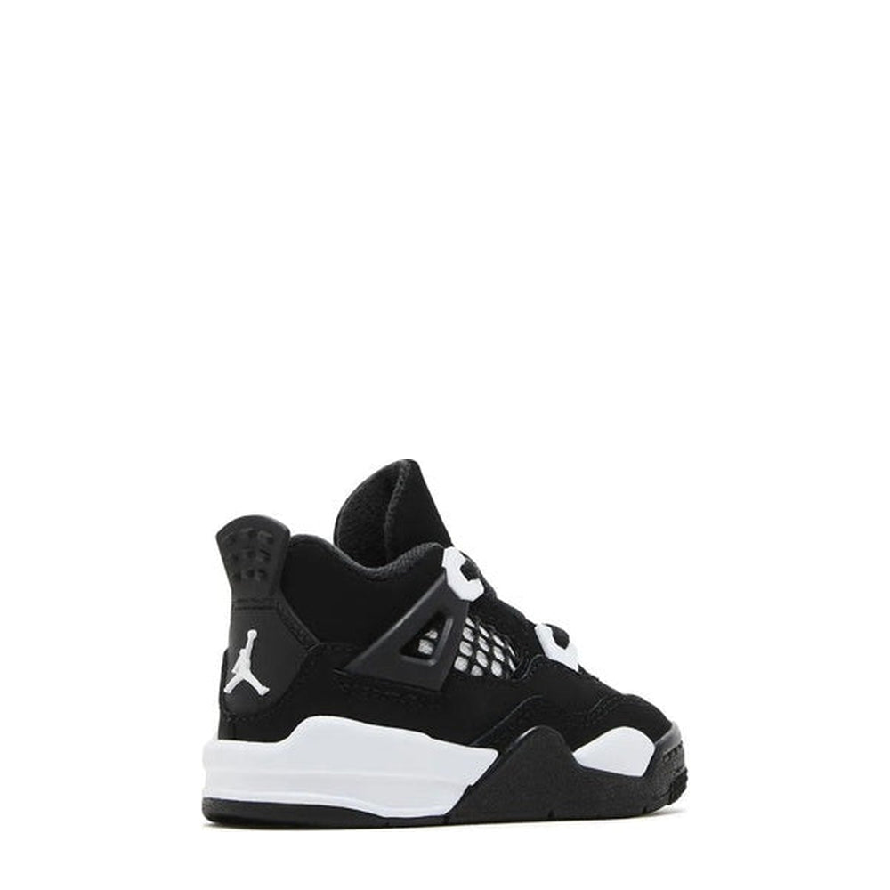 Air Jordan 4 Retro (TD) 'Black White' - 55% Scale - Angle 5