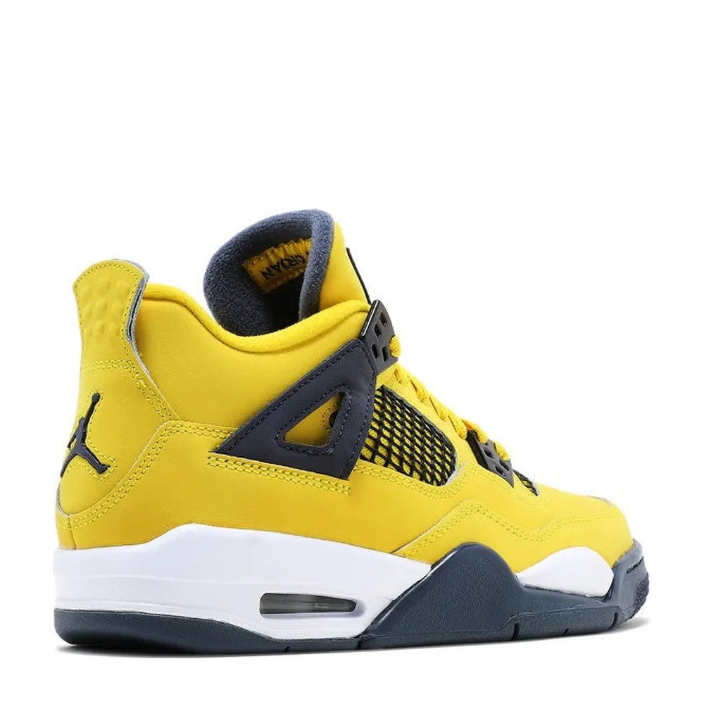Air Jordan 4 Retro (GS) 'Tour Yellow Dark Blue Grey' - Angle 3