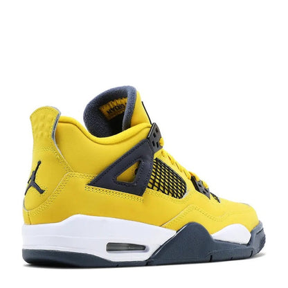 Air Jordan 4 Retro (GS) 'Tour Yellow Dark Blue Grey' - Angle 3