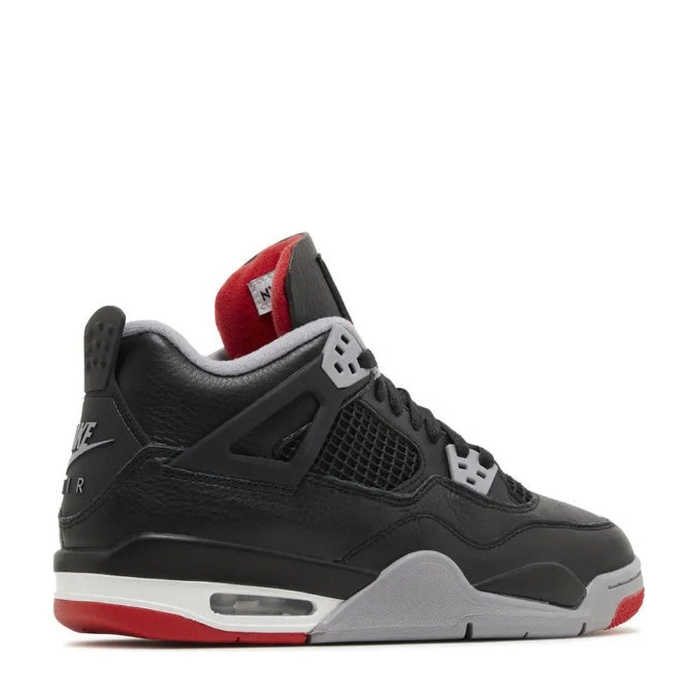 Air Jordan 4 Retro (GS) 'Black Fire Red Cement Grey' - Angle 3