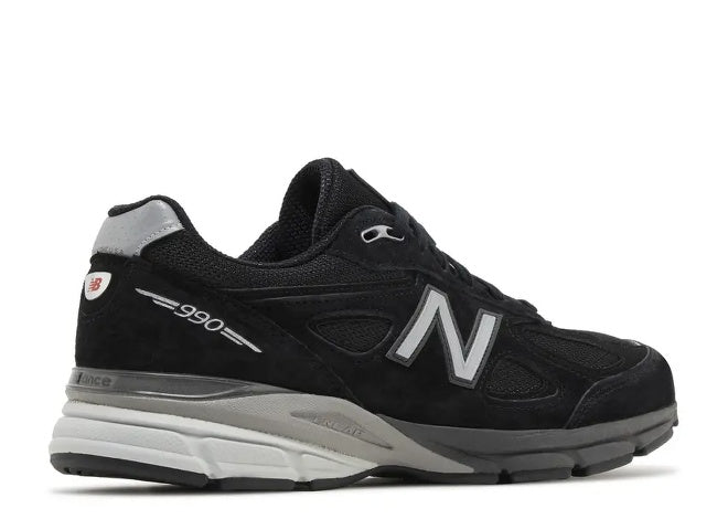 New Balance 990v4 Made In USA Black Silver Men Sneaker 2023 by New Balance