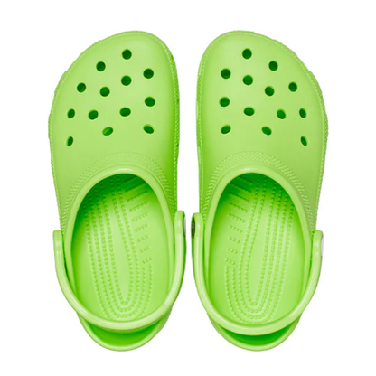 Crocs Classic Clog (GS) 'Limeade', alternate view 3