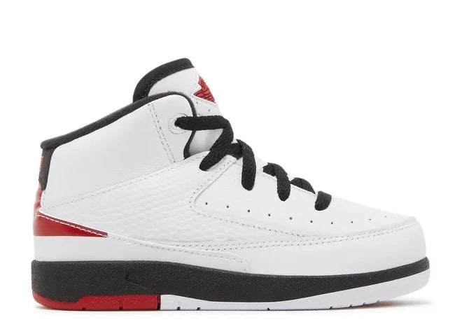 White Varsity Red Black Air Jordan 2 Toddler TD Sneaker DQ8563-106