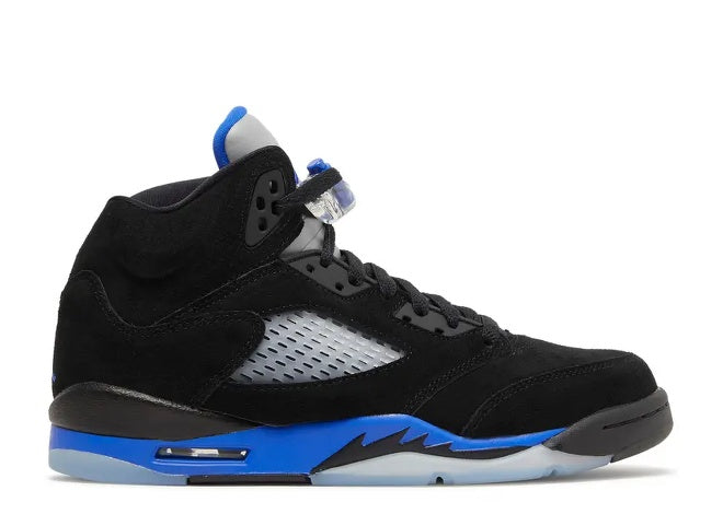 Air Jordan 5 Boys Black Racer Blue sneaker