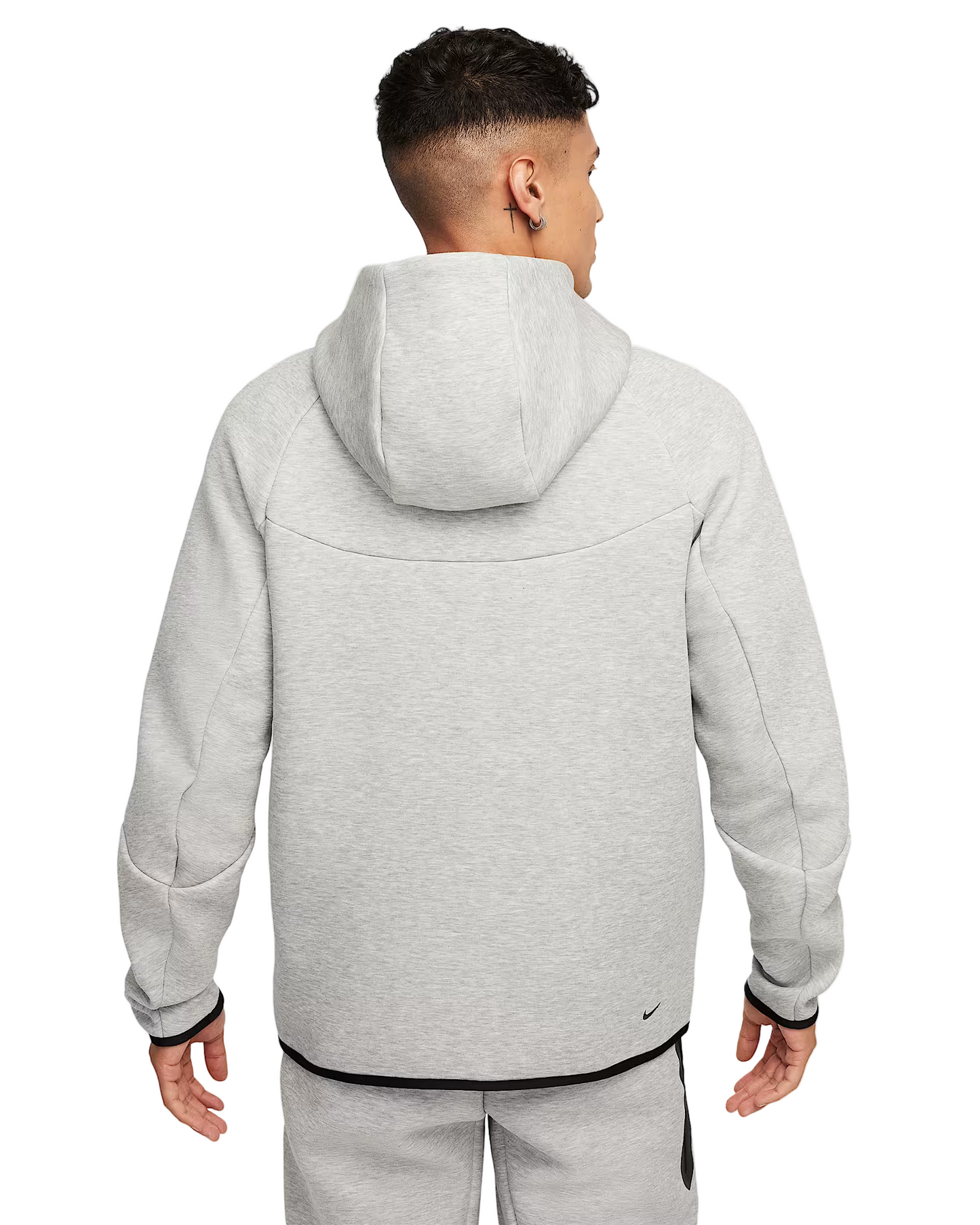 [HV0949-063] NIKE NIKE TECH HOODIE MENS CLOTHING ATHLETICGREY
