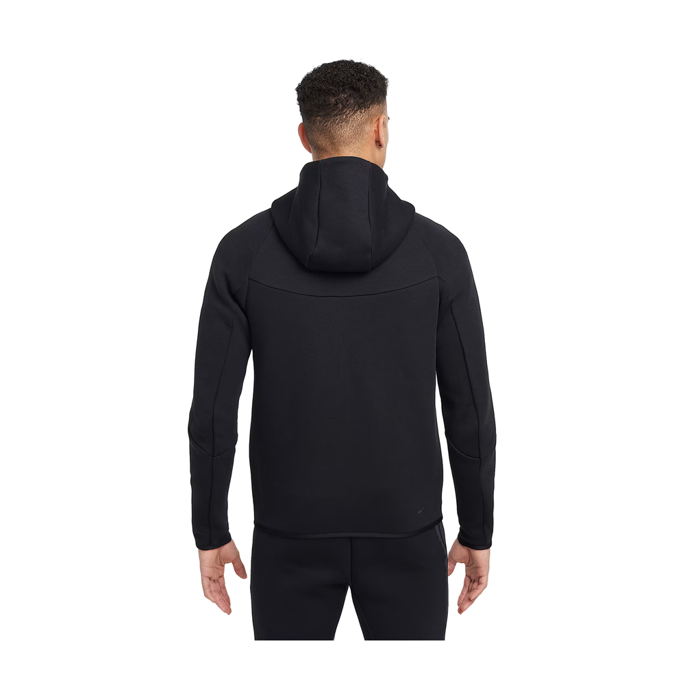 Nike Tech Fleece Full-Zip Hoodie 'Athletic Black' - Angle 4