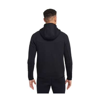 Nike Tech Fleece Full-Zip Hoodie 'Athletic Black' - Angle 4