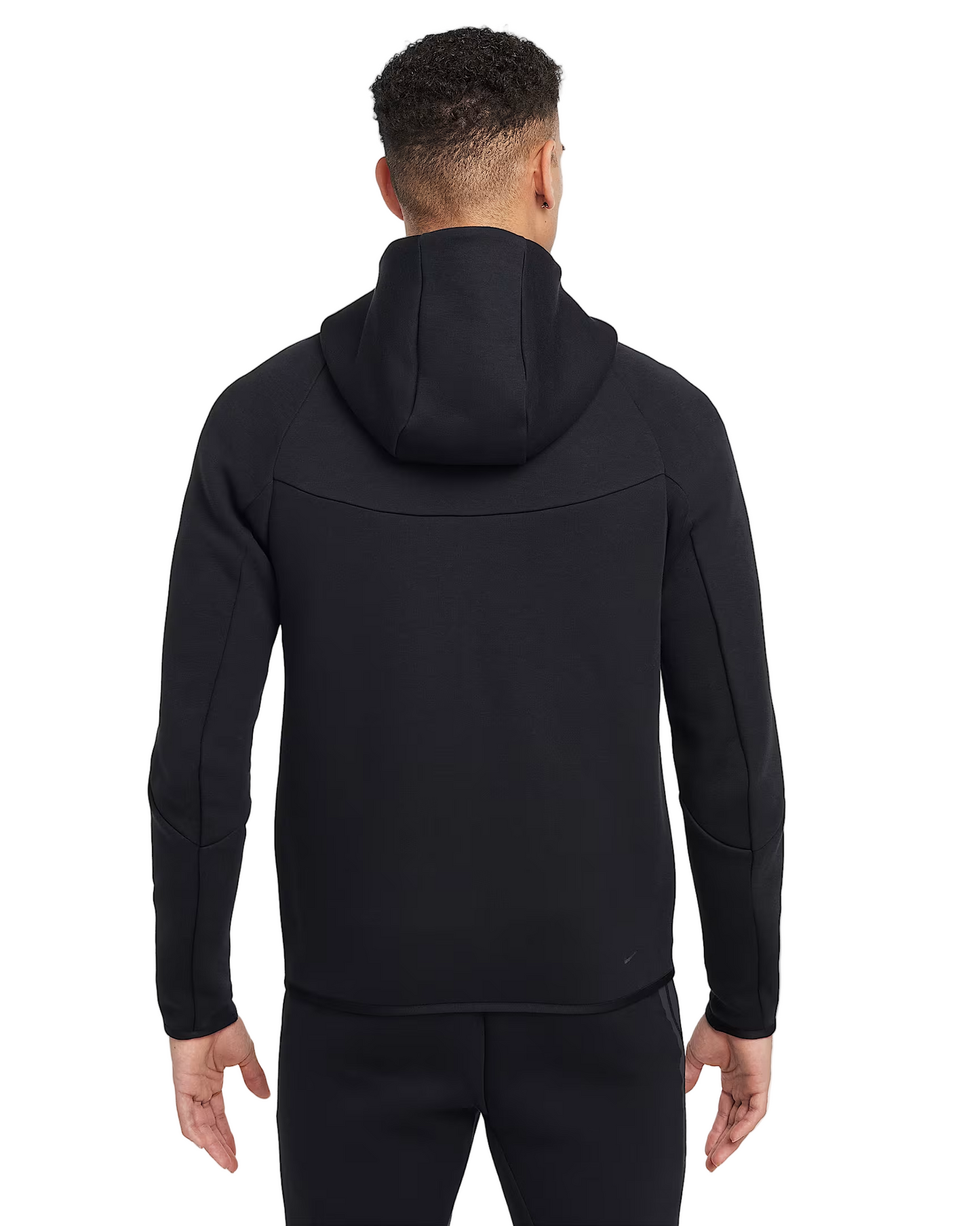 Nike Tech Fleece Full-Zip Hoodie 'Athletic Black' - Angle 4