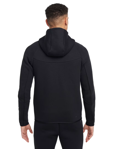 Nike Tech Fleece Full-Zip Hoodie 'Athletic Black' - Angle 4