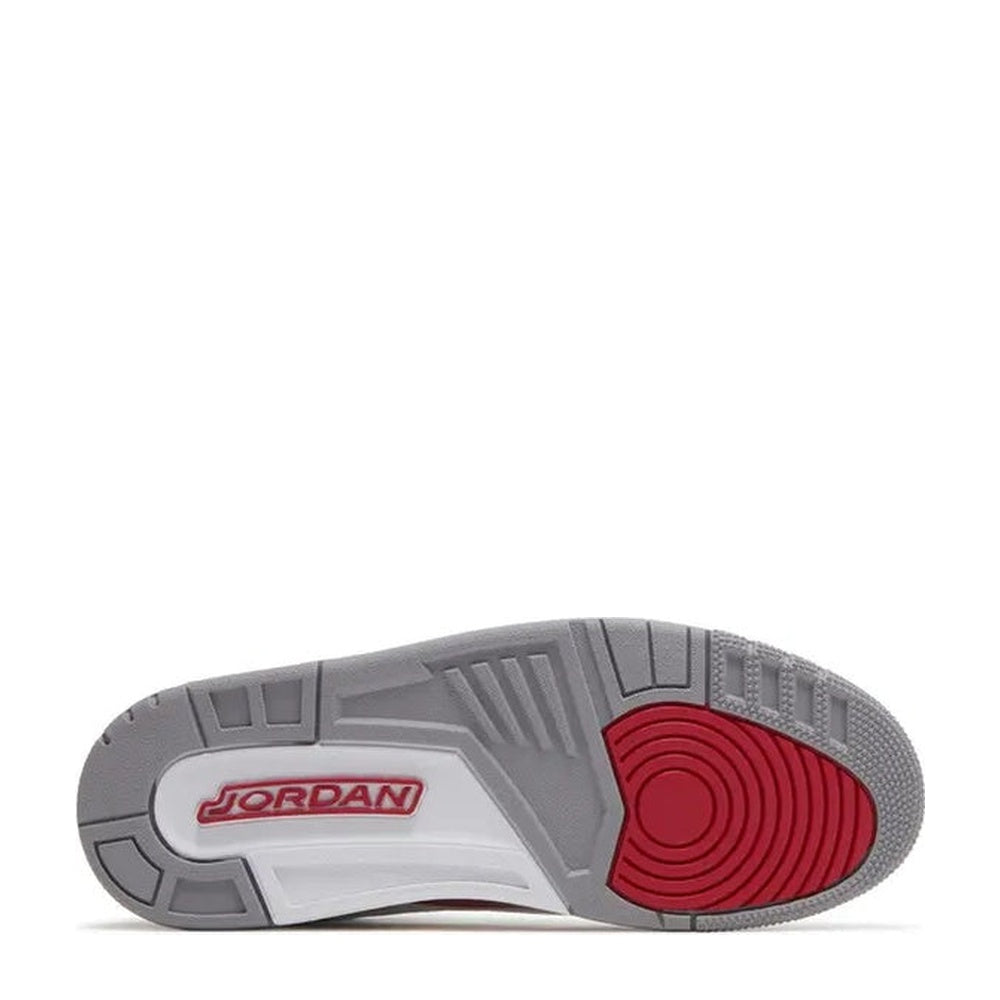 Air Jordan 3 Retro 'White Light Curry Cardinal Red' - Angle 4