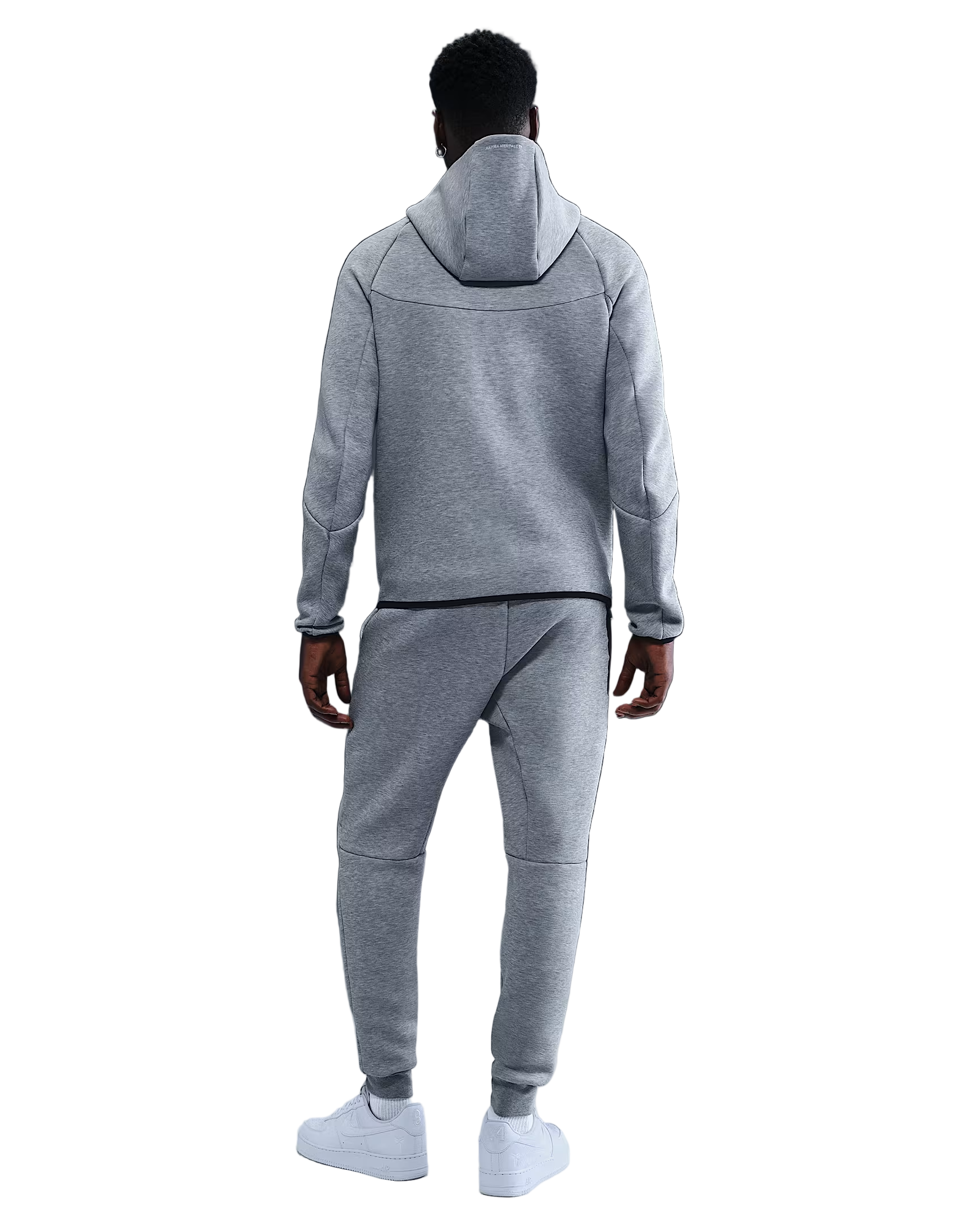 Nike Kobe Tech Fleece Full-Zip Windrunner Jacket 'Dark Grey Heather' - Angle 4