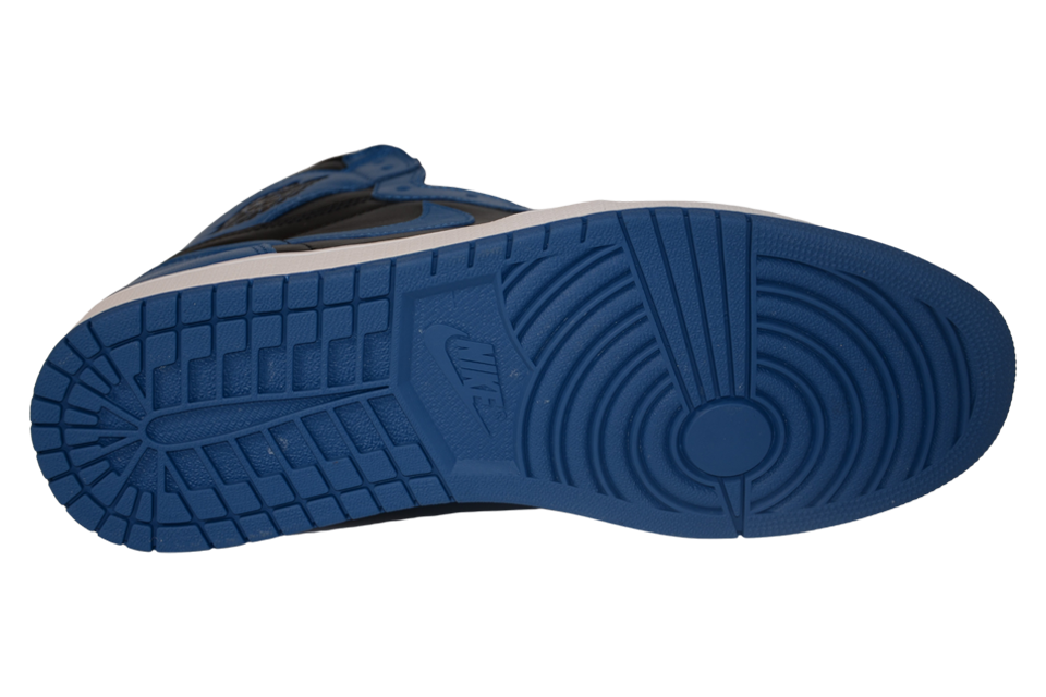 Air Jordan 1 Retro High OG (GS) 'Dark Marina Blue' - Angle 4
