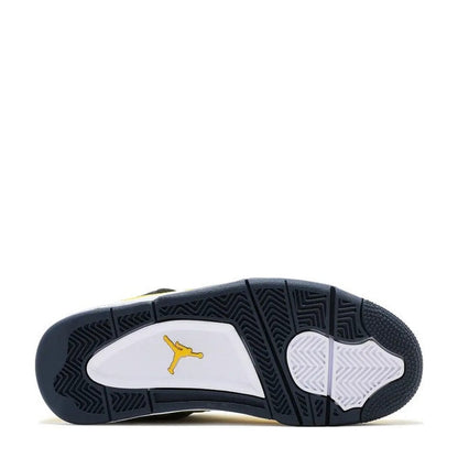Air Jordan 4 Retro (GS) 'Tour Yellow Dark Blue Grey' - Angle 4