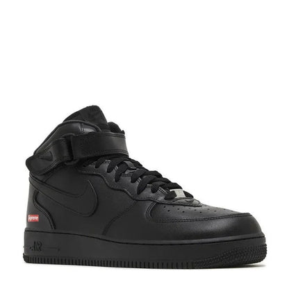 Nike Air Force 1 Mid x Supreme 'Box Logo Triple Black' - Angle 4