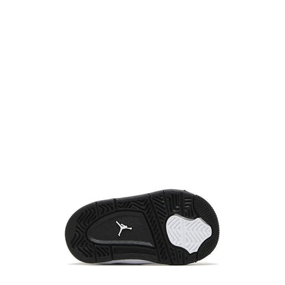 Air Jordan 4 Retro (TD) 'Black White' - 55% Scale - Angle 6