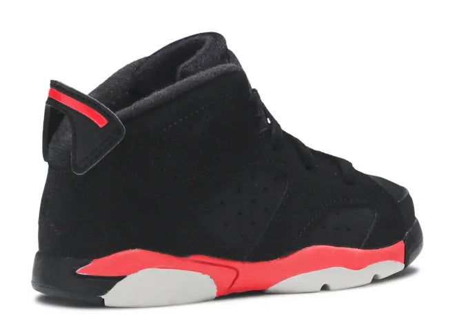 Air Jordan 6 Infants Black Infrared23 sneaker, side view