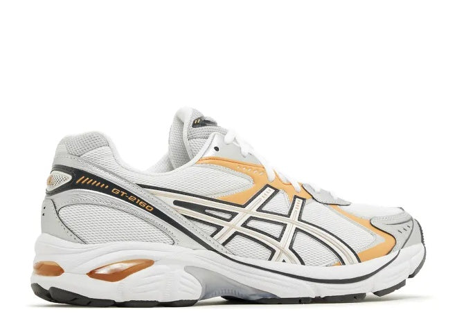 Asics GT 2160 White Orange Lily Mens Running Sneaker by Asics