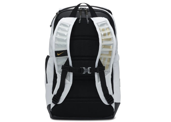 NikeHoops Elite Backpack 32L 'White Black Gold'