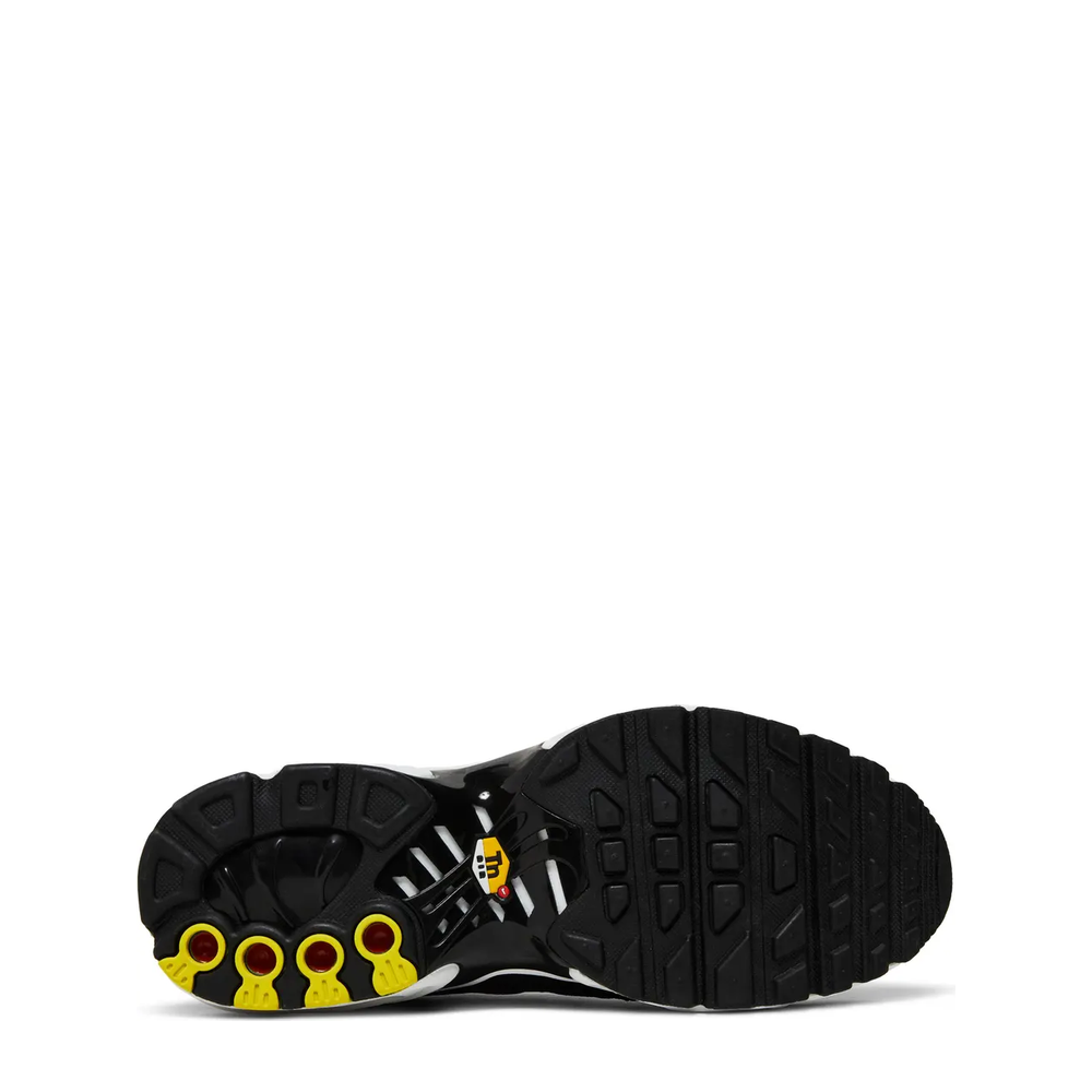 Nike Air Max Plus (GS) 'Medium Ash Black Siren Red' sneaker, alternate view 4