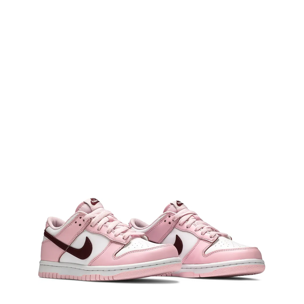 Nike Dunk Low (GS) 'Pink Foam/Dark Beetroot/White' sneaker, alternate view 8