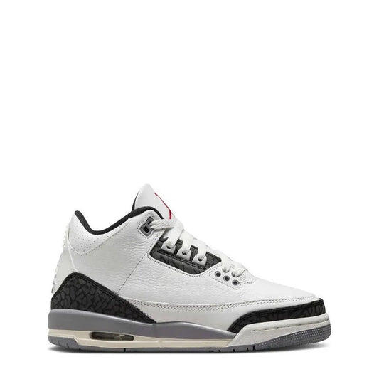 Air Jordan 3 Retro (GS) 'Cement Grey' - 75% Scale - Angle 2