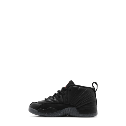 Air Jordan 12 Retro (TD) 'Black Bright Crimson Grey' sneaker, alternate view 2