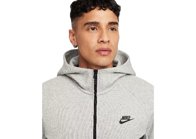 [HV0949-063] NIKE NIKE TECH HOODIE MENS CLOTHING ATHLETICGREY
