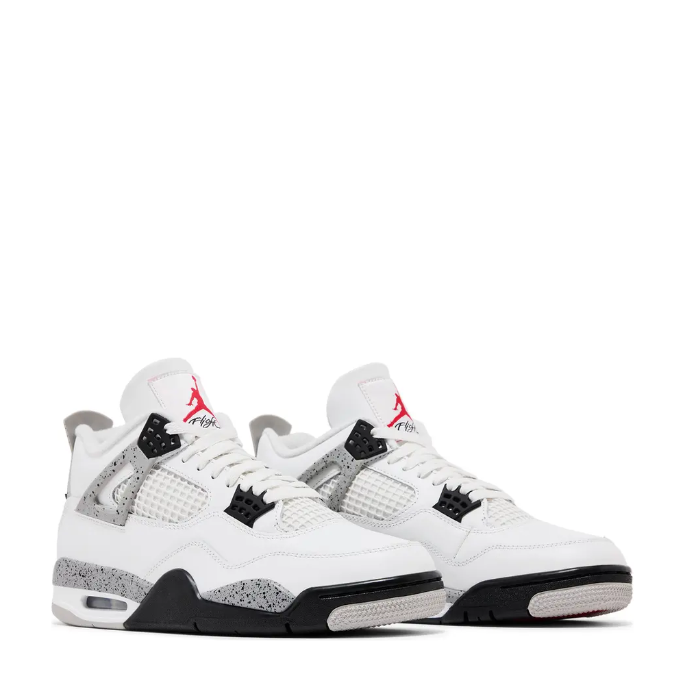 Air Jordan 4 Retro OG 'White Cement' sneaker, alternate view 9