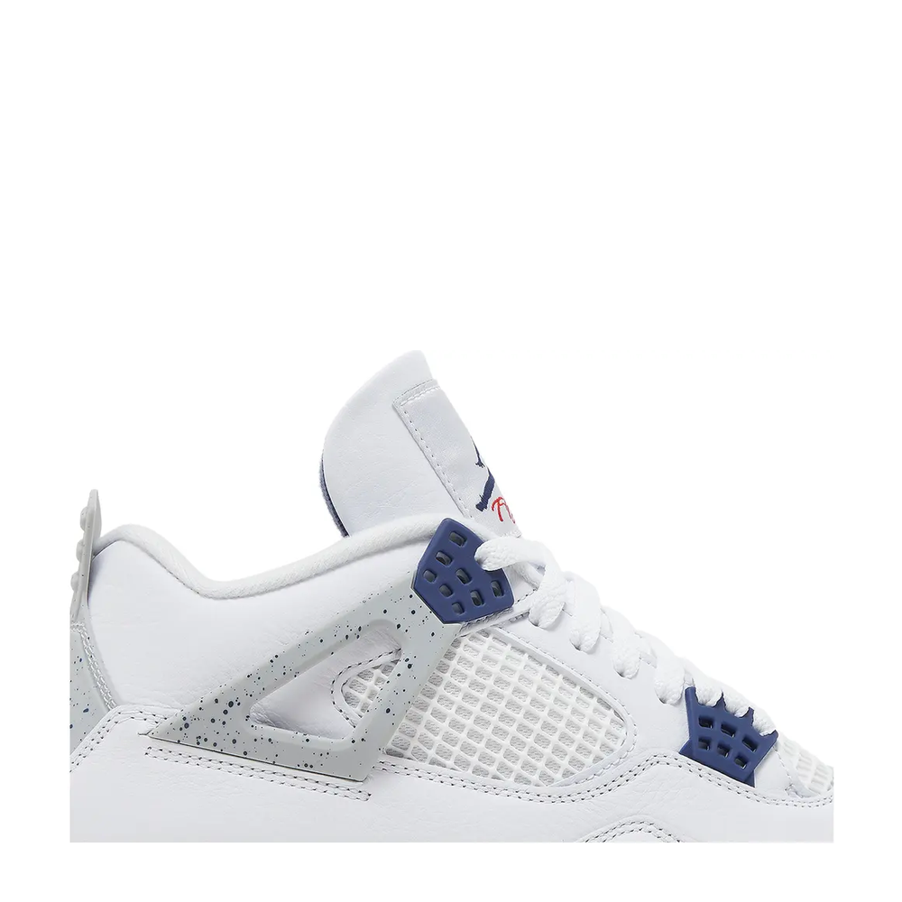 Air Jordan 4 Retro 'Midnight Navy' sneaker, alternate view 4